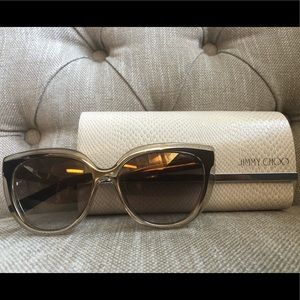 Jimmy Choo Cat Eye Mirrored Cindy Sunglasses